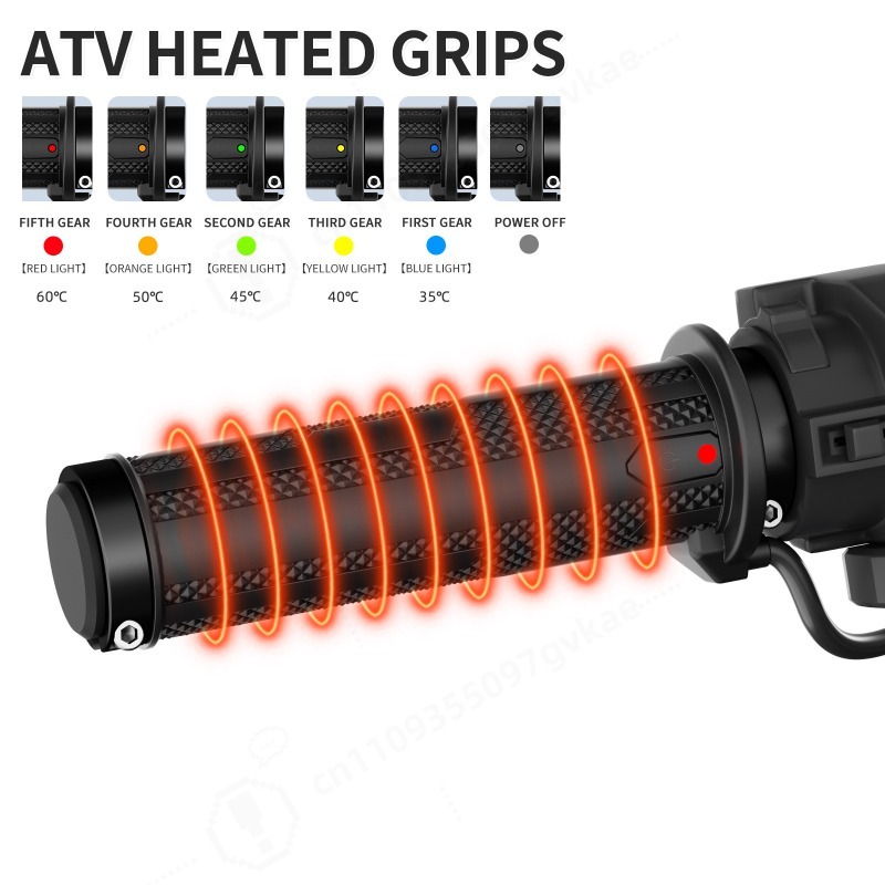 Handlebar Grip Heated - ที่จับแฮนด์แบบมีระบบทำความร้อน A3 ATV รุ่นที่ 4 พร้อมระบบทำความร้อนด้วยหน่วยความจำ