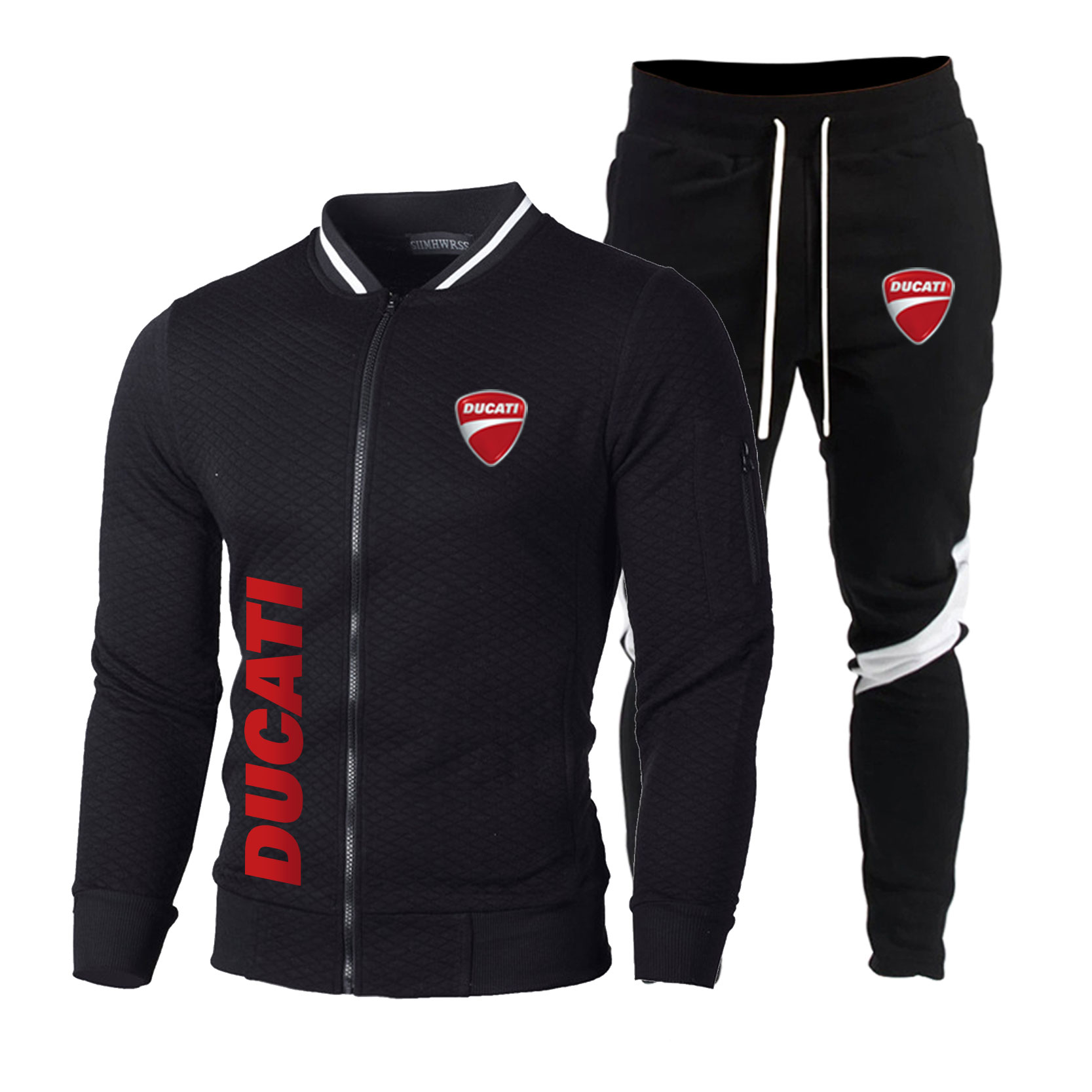 ชุดแจ็คเก็ตเบสบอล + กางเกงกีฬา - Motorcycle Gear Mens บทวิจารณ์และราคา