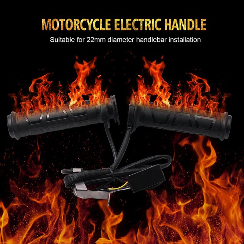 ปลอกหุ้มแฮนด์มอเตอร์ไซค์แบบมีร - Handlebar Grip Heated บทวิจารณ์และราคา